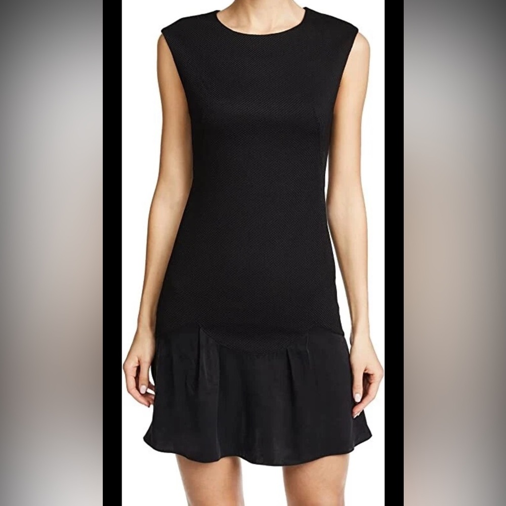 Rebecca Taylor Stacy Contrast Skirt Dress